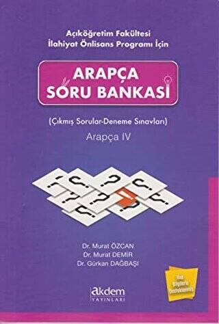 Arapça Soru Bankası 4 - 1