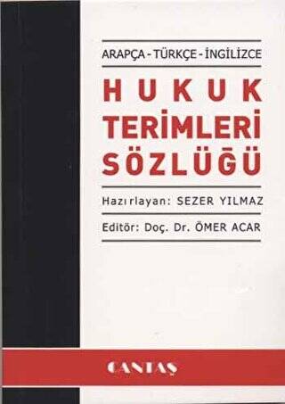 Arapça - Türkçe - İngilizce - Hukuk Terimleri Sözlüğü - 1