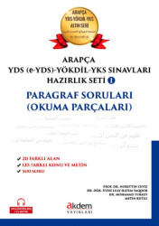 Arapça YDS - Yökdil Sınavları Hazırlık Seti 1 Paragraf Soruları Okuma Parçaları - 1