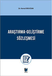 Araştırma - Geliştirme Sözleşmesi - Adalet Yayınevi