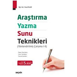 Araştırma, Yazma ve Sunu Teknikleri - 1