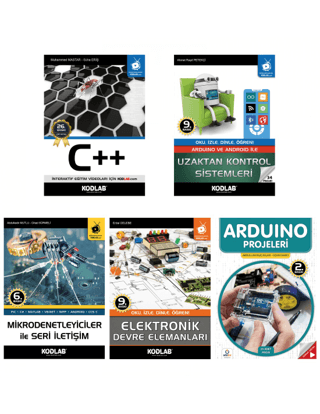 Arduino Eğitim Seti 3 5 Kitap Takım - 1