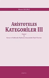 Aristoteles Kategoriler 3 - 1