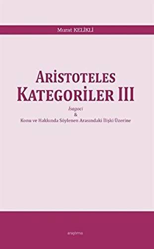 Aristoteles Kategoriler 3 - 1