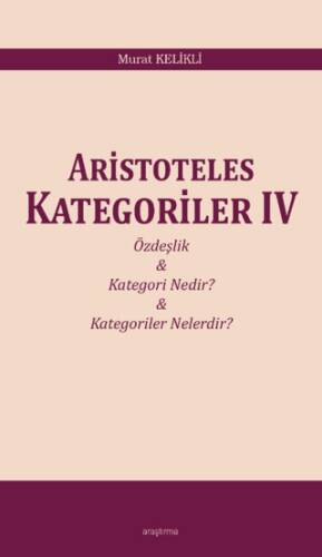 Aristoteles Kategoriler IV - 1