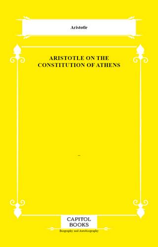 Aristotle on the Constitution of Athens - 1