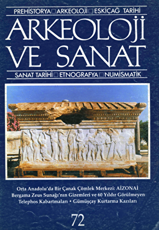 Arkeoloji ve Sanat Dergisi Sayı 72 - 1