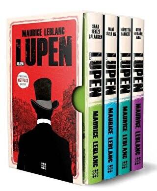 Arsen Lüpen-Kutulu Siyah Set 4 Kitap Takım - 1