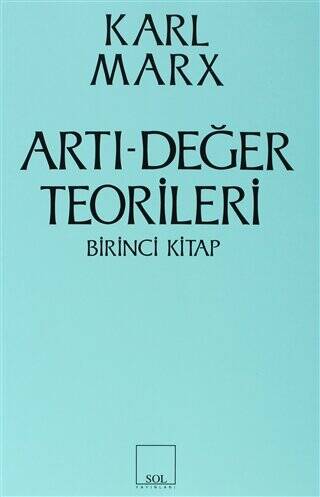 Artı-Değer Teorileri 1. Kitap - 1