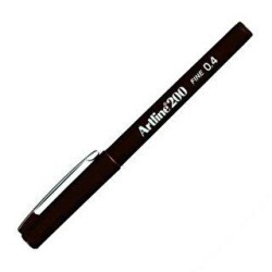 Artline 200N Fine Keçe Uçlu Yazı Kalemi Uç 0.4 Mm Siyah - Artline