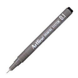Artline 231 Çizim Kalemi Siyah 0.1 - Artline