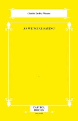 As We Were Saying - Capitol Books