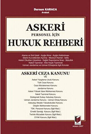 Askeri Personel İçin Hukuk Rehberi - 1