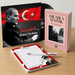 Atatürk’ten Kalan Şarkılar Plak - Anılarla Atatürk - Bloknot ve Kalem - Plak