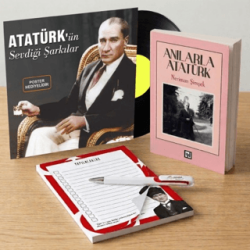 Atatürk’ün Sevdiği Şarkılar Plak - Anılarla Atatürk - Bloknot ve Kalem - Plak