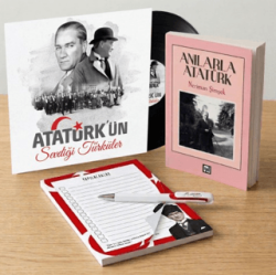Atatürk’ün Sevdiği Türküler Plak - Anılarla Atatürk - Bloknot ve Kalem - Plak