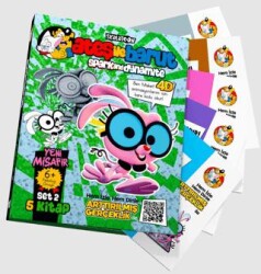 Ateş ile Barut Yeni Misafir Ar 4D Animasyonlu Kitap Set 2 - 1