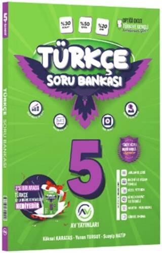 Av Yayınları 5. Sınıf Türkçe Soru Bankası - 1