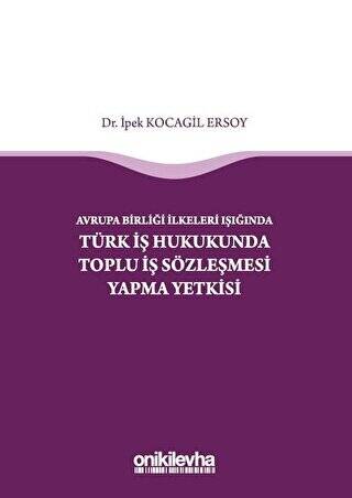 Avrupa Birliği İlkeleri Işığında Türk İş Hukukunda Toplu İş Sözleşmesi Yapma Yetkisi - 1