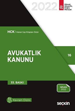 Avukatlık Kanunu - 1