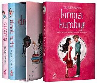 Ayçöreği - Elmalı Turta - Kırmızı Kurabiye Seti - 3 Kitap Takım - 1