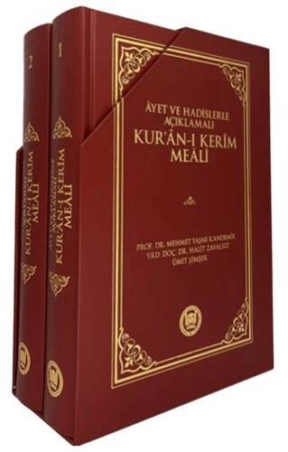 Ayet ve Hadislerle Açıklamalı Kur’an-ı Kerim Meali 2 Cilt Takım - 1