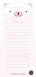 Ayıcık Notlar - Bloknot - 1