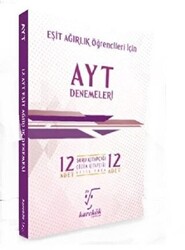 AYT 12`li Deneme Seti - Eşit Ağırlık - 1