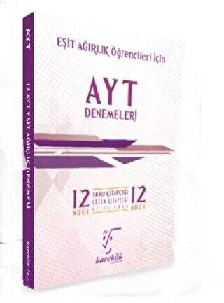 AYT 12`li Deneme Seti - Eşit Ağırlık - 1