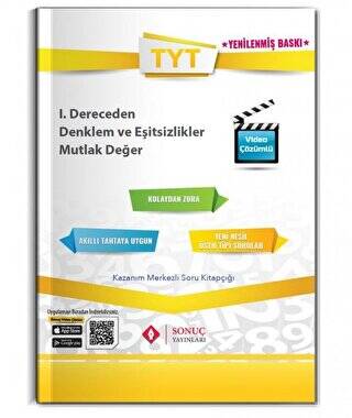 AYT 1.Dereceden Denklem ve Eşitsizlikler Mutlak Değer - 1