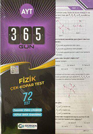 AYT 365 Gün Fizik 72 Yaprak Test - 1