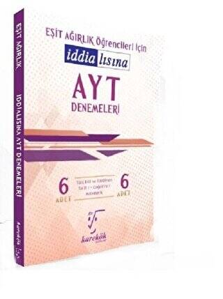 AYT 6`lı Deneme Seti - Eşit Ağırlık - 1