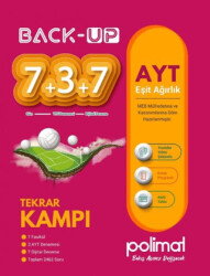 AYT Back-Up 7+3+7 Kamp Kitabı – Eşit Ağırlık - 1