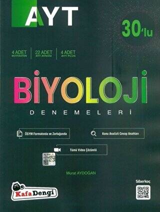 AYT Biyoloji 30` lu Deneme - 1