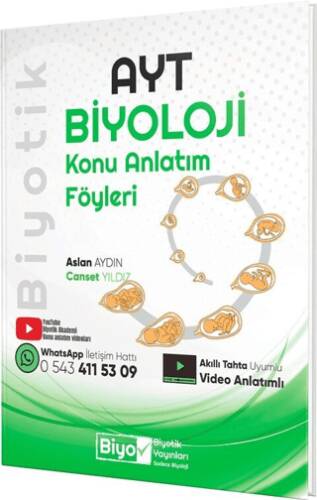 AYT Biyoloji Konu Anlatım Föyleri - 1