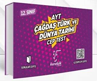 AYT Cep Test 12. Sınıf Çağdaş Türk ve Dünya Tarihi - 1