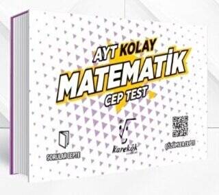 AYT Cep Test Matematik Kolay - 1