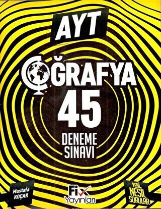 AYT Coğrafya 45 Denemeleri - 1