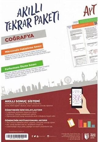 AYT Coğrafya Akıllı Tekrar Paketleri - 1