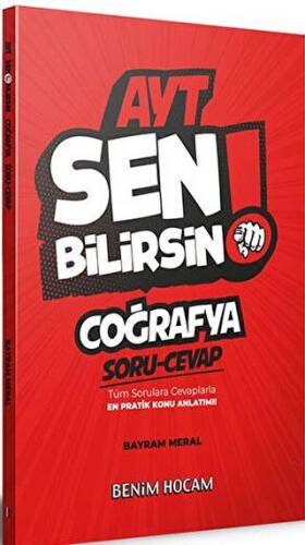 AYT Coğrafya Sen Bilirsin Soru Cevap Kitabı - 1