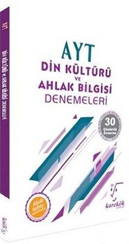 AYT Din Kültürü ve Ahlak Bilgisi Denemeleri - 30 Çözümlü Deneme - 1