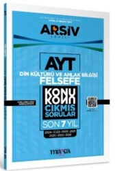 AYT Din Kültürü ve Ahlak Bilgisi - Felsefe Konu Konu Çıkmış Sorular Son 7 Yıl - 1