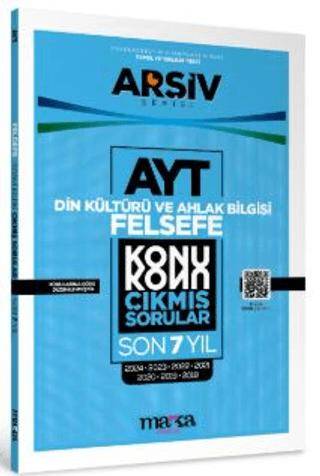 AYT Din Kültürü ve Ahlak Bilgisi - Felsefe Konu Konu Çıkmış Sorular Son 7 Yıl - 1