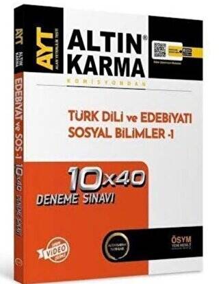 AYT Edebiyat Sosyal Bilimler 1 Deneme 10x40 - 1