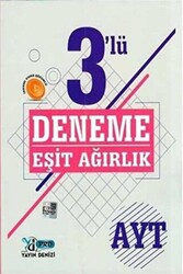 AYT Eşit Ağırlık 3 lü Deneme Video Çözümlü - 1