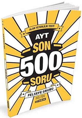 AYT Felsefe Grubu Son 500 Soru - 1