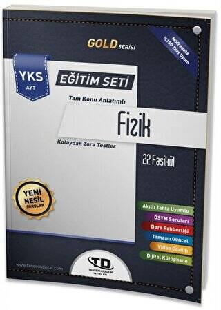 AYT Gold Serisi Fizik 22 Fasikül Eğitim Seti - 1