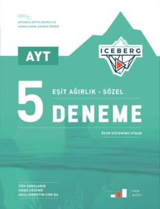 AYT Iceberg 5 Deneme Eşit Ağırlık - Sözel - 1