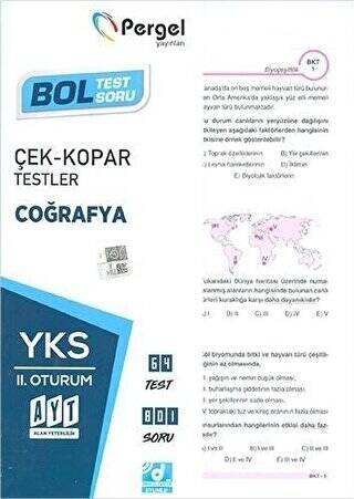 AYT İkinci Oturum Coğrafya Test - 1