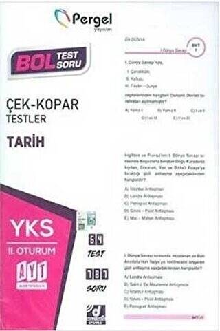 AYT İkinci Oturum Tarih Test - 1